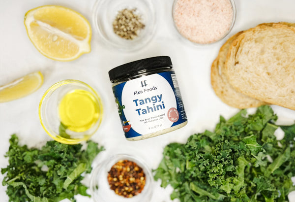 Kale Toast with Tangy Tahini