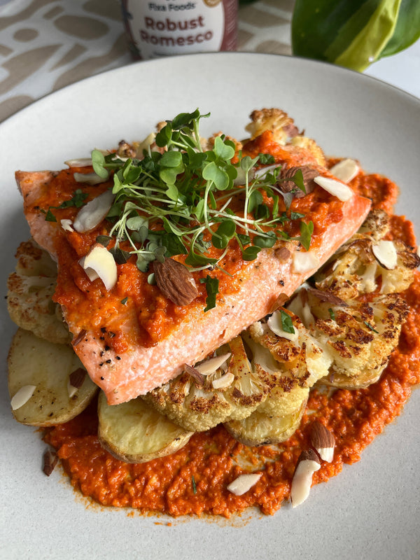 Almond Romesco Salmon